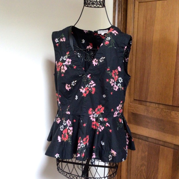 Rebecca Taylor
Margurite Sleeveless Poplin Top, Black, 6 - Picture 2 of 6